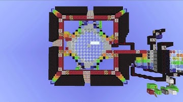 Minecraft redstone creation  analog clock  by MartinDxt