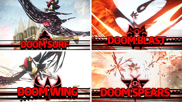 SONIC X SHADOW GENERATIONS All Shadow Powers And Transformations HD