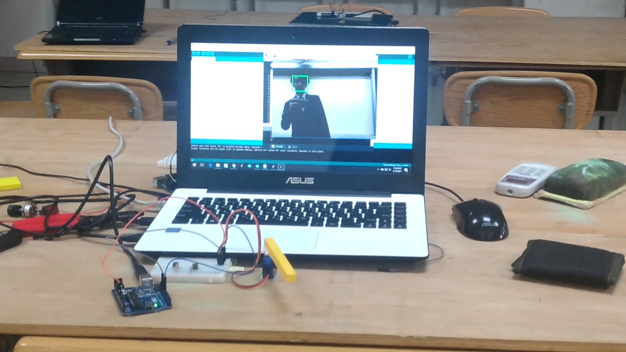Processing/Arduino Face Detection and Servo Control - YouTube