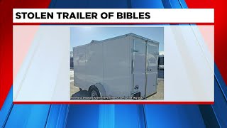 Greenville Police searching for stolen trailer that contains several Bibles