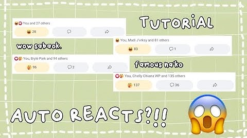 how to auto reacts on facebook, pure pinoy/rpiers. 100% safe.