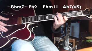 Body and Soul - (John Green) - Jazz guitar - melody harmonization chords