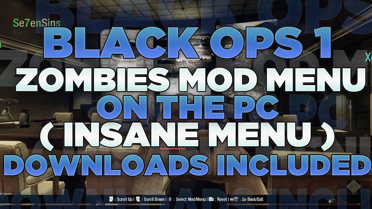 black ops 1 zombies mod menu pc download