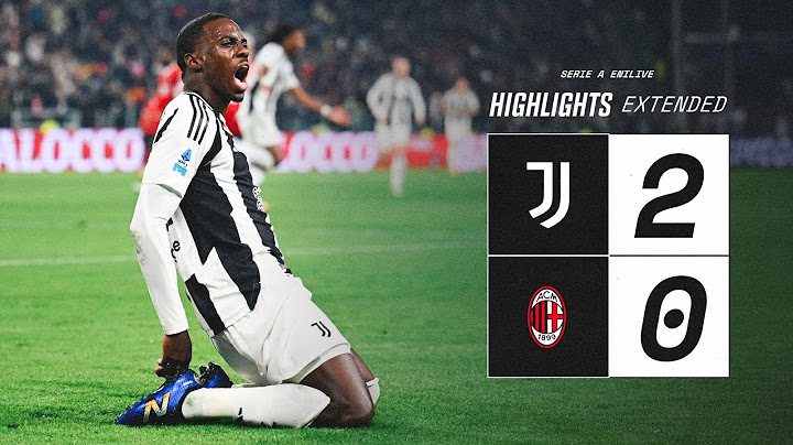 EXTENDED HIGHLIGHTS | Juventus 2-0 Milan | Mbangula and Weah for the win!