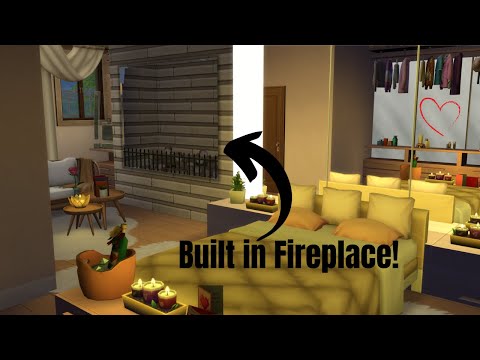 Romantic Honeymoon Resort with built-in Fireplace // The Sims 4 // Speed Build