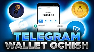 Telegram wallet ochish | Telegram wallet haqida