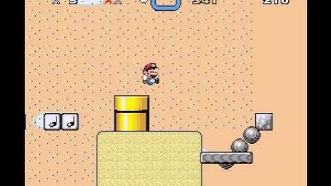 Windy Desert - SMW automatic mario level - SMWC automatic level contest 2008 winner