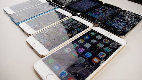 iPhone 6 Plus vs 6 vs 5S vs 5C vs 5 vs 4S vs 4 vs 3GS vs 3G vs 2G Drop Test!