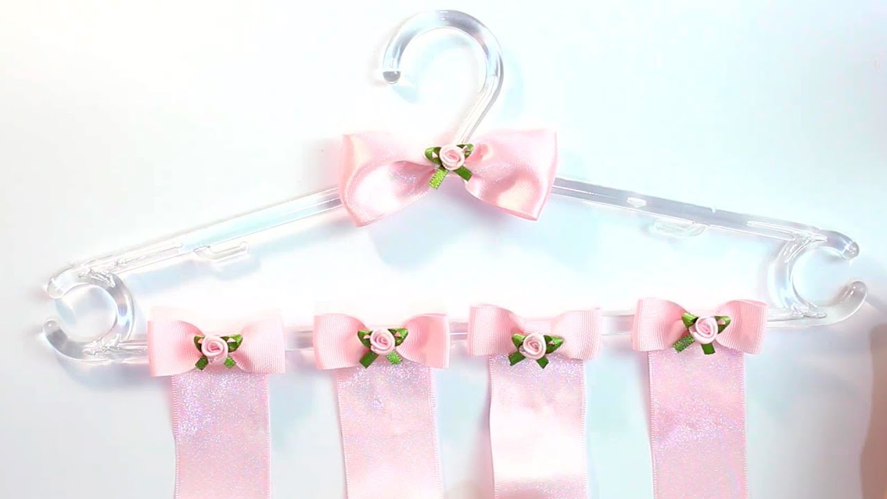 COMO FAZER SUPORTE PARA LAÇOS DE CABELO COM CABIDE