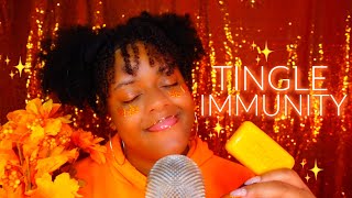 ASMR 🧡✨Relaxing Triggers to Help Cure Your Tingle Immunity🍊🍑✨ [ A Bit Chaotic & Tingly 😁]