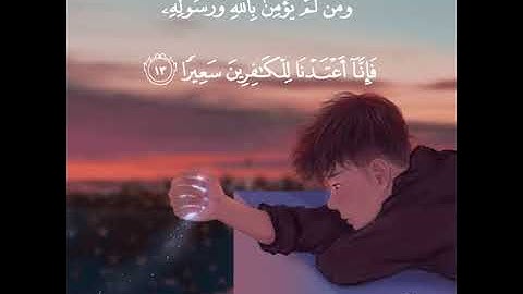 تلاوة من سورة الفتح / القارىء محمد النقيدان