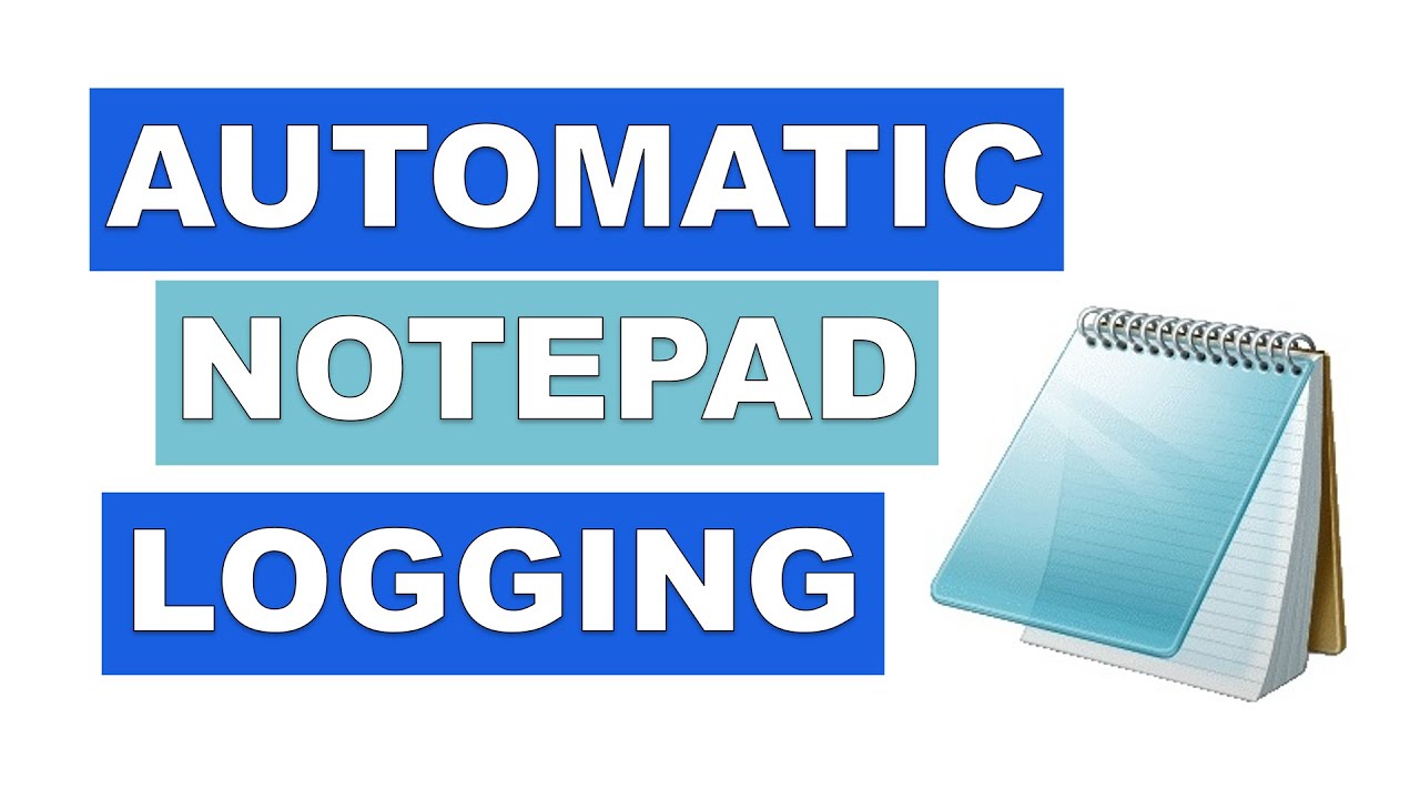 Notepad Logger - YouTube
