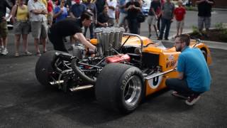 McLaren M8A CanAm Racecar  Walkaround, Start up, and Insane Revs