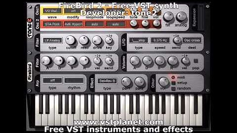 FireBird 2 - Free VST synth - vstplanet.com