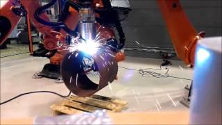 Robotic welding without fixture at NTNU IPK