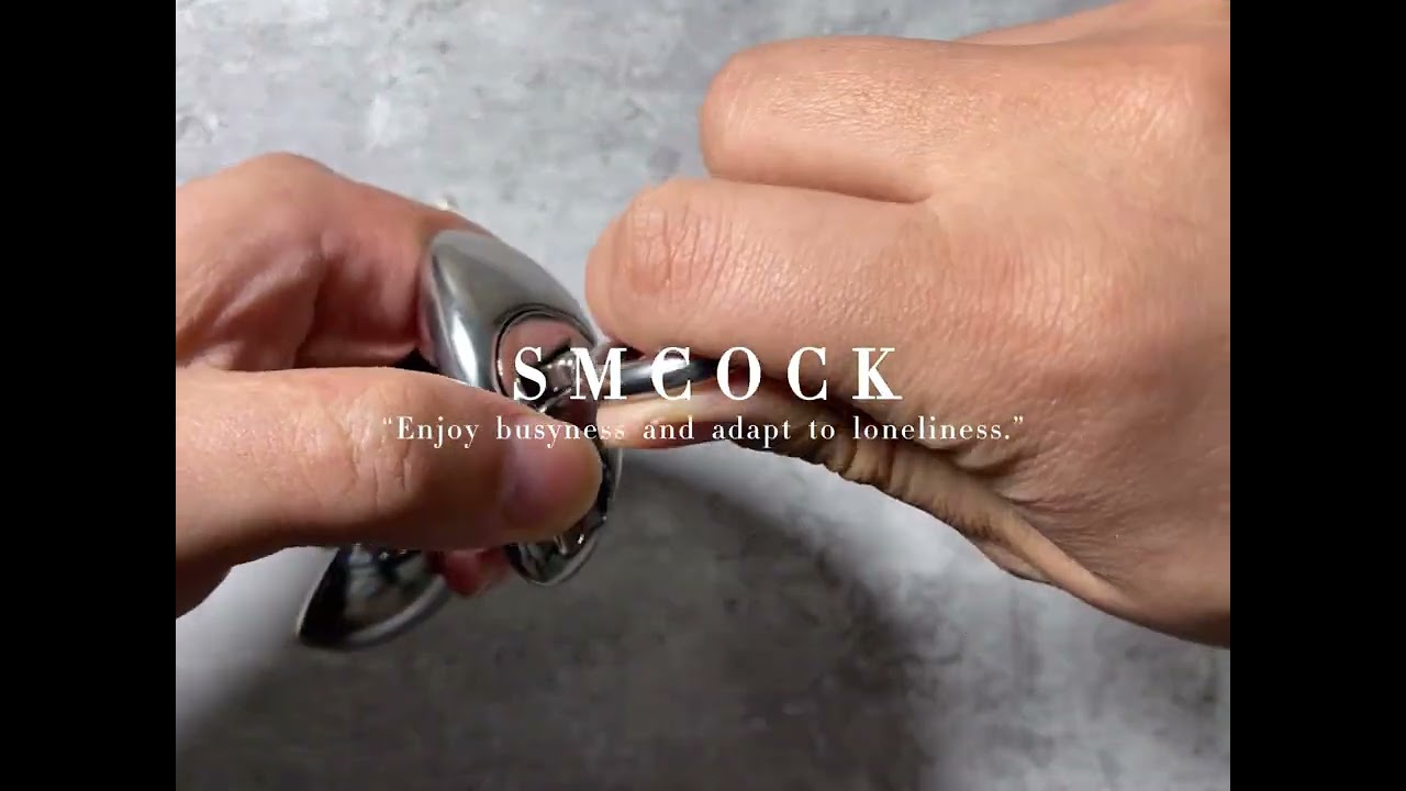 Flowers Locking Butt Plug Ringed