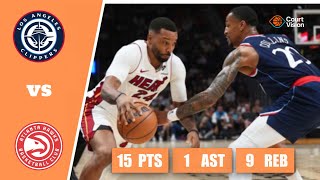 John Collins - 15 Points, 9 Rebounds, 1 Assist vs Hawks - 2025-26 Regular Season
