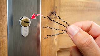 Just Use a Hairpin and Open a Locked Door Without a Key – Fast Emergency Trick