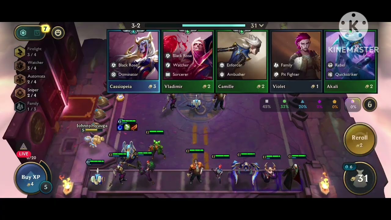 3* Scar & Kog'maw with 4 firelight and 6 Automata wins AGAIN! 