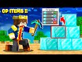 Minecraft but blocks trade super op items 