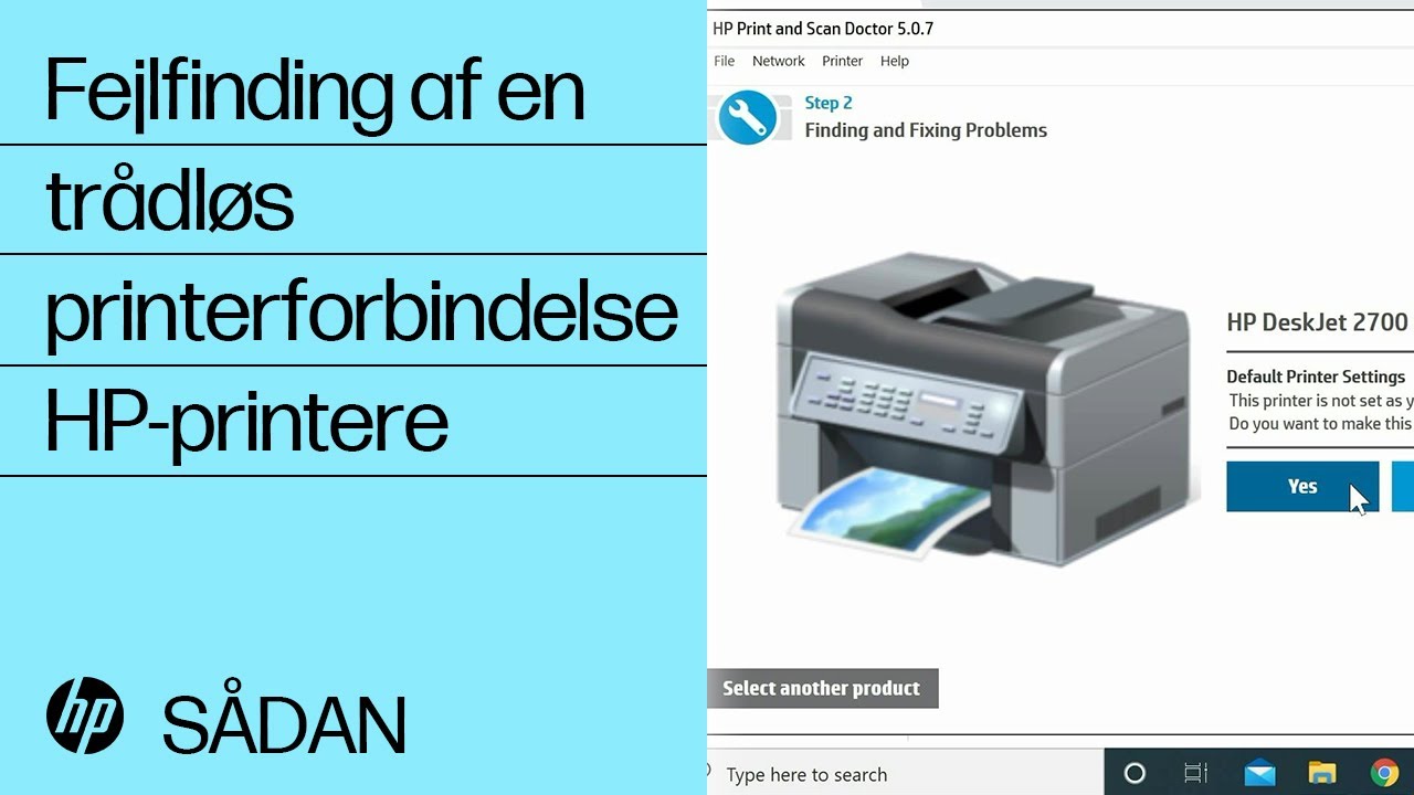 Fejlfinding af en printerforbindelse HP-printere | @HPSupport - YouTube