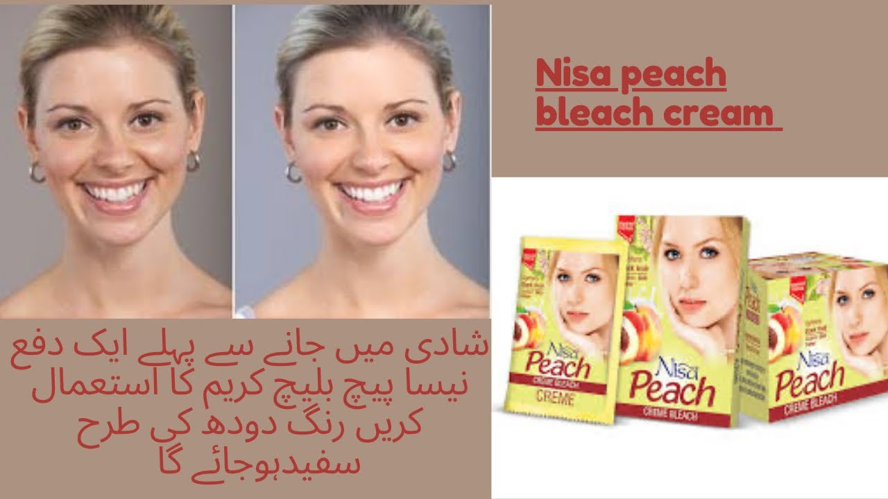 Nisa peach bleach cream | 100% Results | 