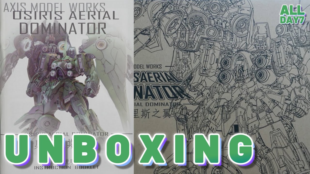 UNBOXING AXIS MODEL WORKS | SOLOMON - OSIRIS AERIAL DOMINATOR (1/100 MG KSHATRIYA)