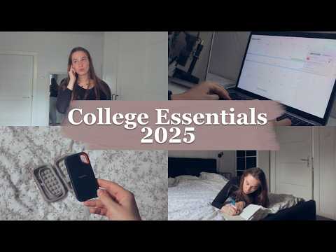 College Essentials 2025 | What I Couldn’t Live Without as a Graduate