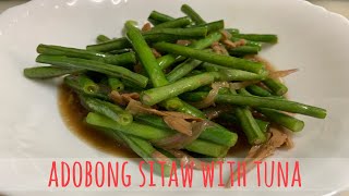 Adobong Sitaw with Tuna | Budget Friendly Recipes | Tipid Ulam Tips | Murang Ulam | Pinoy Recipe