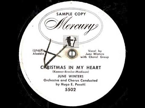 June Winters — Christmas in My Heart ~ June Winters with Choral Group (1950)