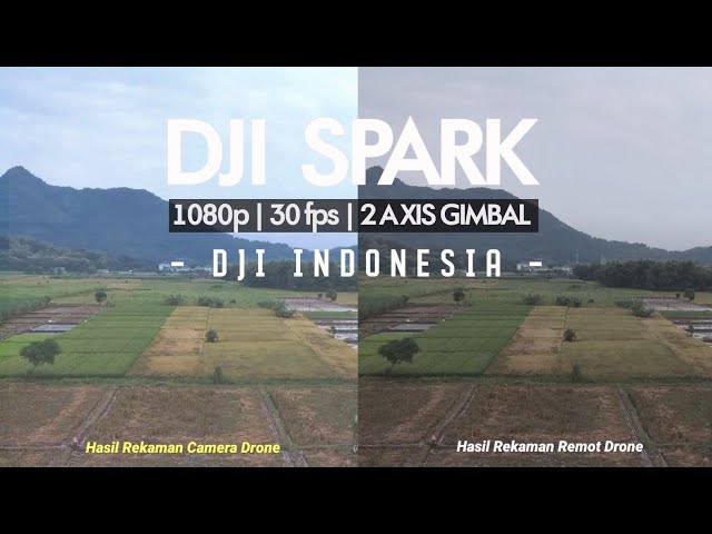 Hasil Footage Dji Spark Camera drone(memori card) Vs Remot drone(hp) class=