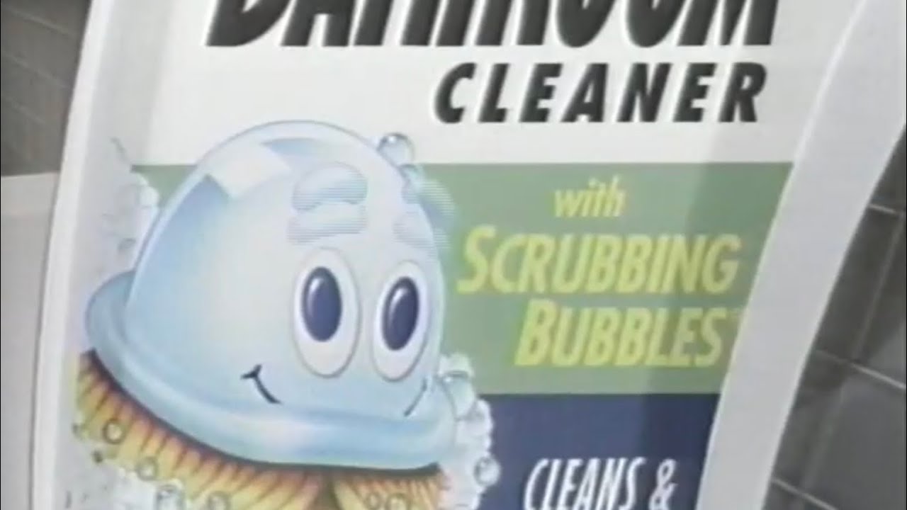 1995 Dow Bathroom Cleaner w/Scrubbing Bubbles Commercial YouTube
