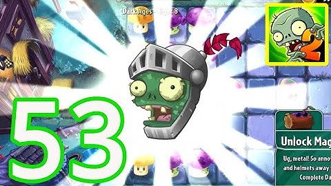 Plants vs Zombies 2 - Gameplay Walkthrough Part 53 - Dark Ages Night 9 (iOS, Android)