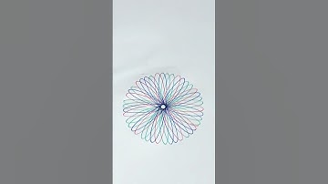 Three color spirograph #shorts #002  #spirograph #satisfying