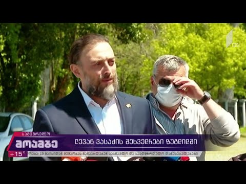 ლევან ვასაძის შეხვედრები ზუგდიდში