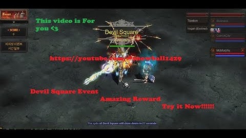 MU Zhyper Devil Square Event ( Wow Amazing Reward )