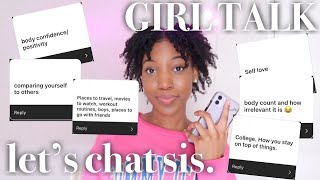 GIRL TALK! | Body Confidence, Self Love, Body Count, Dating, Personal Hygiene + more!
