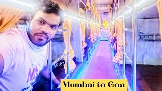 Mumbai to Goa Bus Journey in Volvo Multi Axle I Shift A/C Sleeper