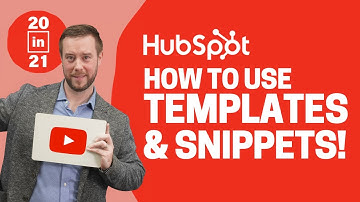 Using Templates And Snippets To Save Time In HubSpot