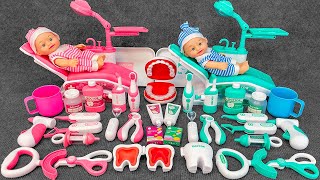 65 Minutes Satisfying with Unboxing Cute Pink Ice Cream, Dentist Toys Kit ASMR | Review Toys