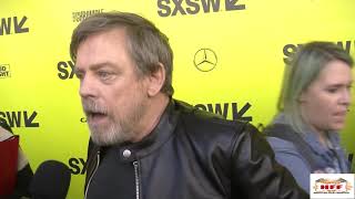 The Director And The Jedi Red Carpet Interviews With Mark Hamill Rian Johnson Anthony Wonke At Sxsw