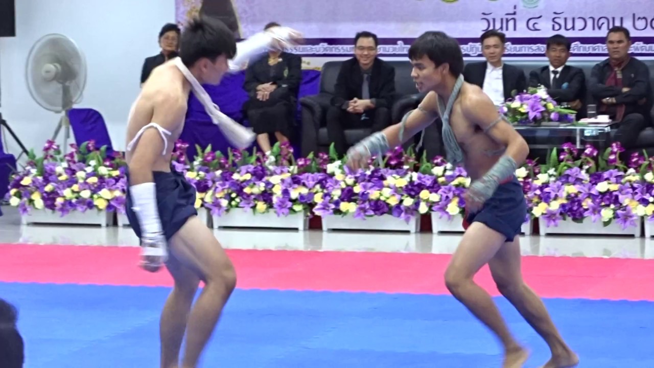 ทักษะมวยไทย ทีม สถาบันการพลศึกษา วิทยาเขตอ่างทอง