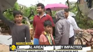 Thousands Evacuated As Cyclone Gaja Hits Tamil Nadu Coast