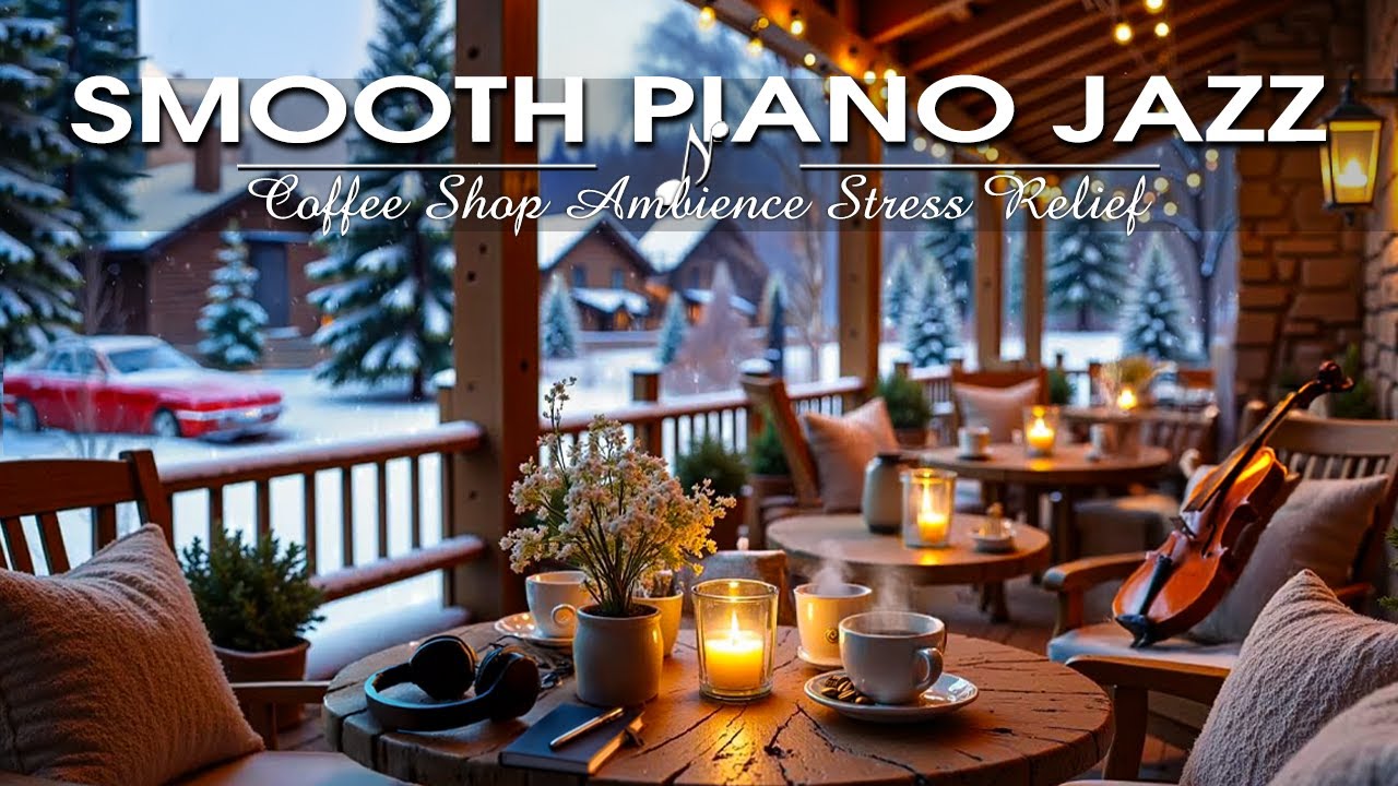 Smooth Piano Jazz Music Vs Cozy Coffee Shop For Relaxing, Studying And ...