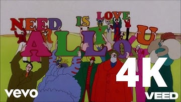 The Beatles - All You Need Is Love (Official 4K Video)
