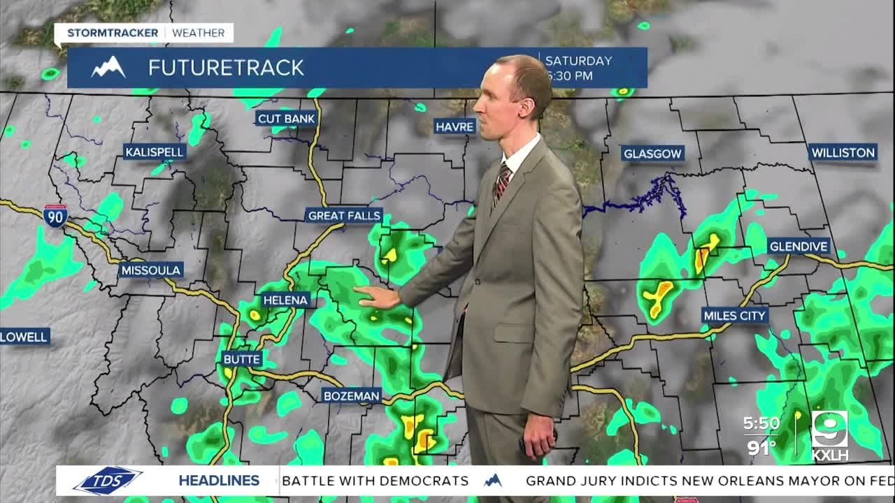 Warm with scattered PM showers/storms this weekend - YouTube