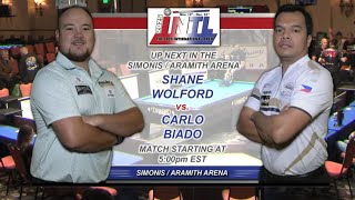 Carlo Biado Vs Shane Wolford International Open 10 Ball 2025 Big Foot 2025