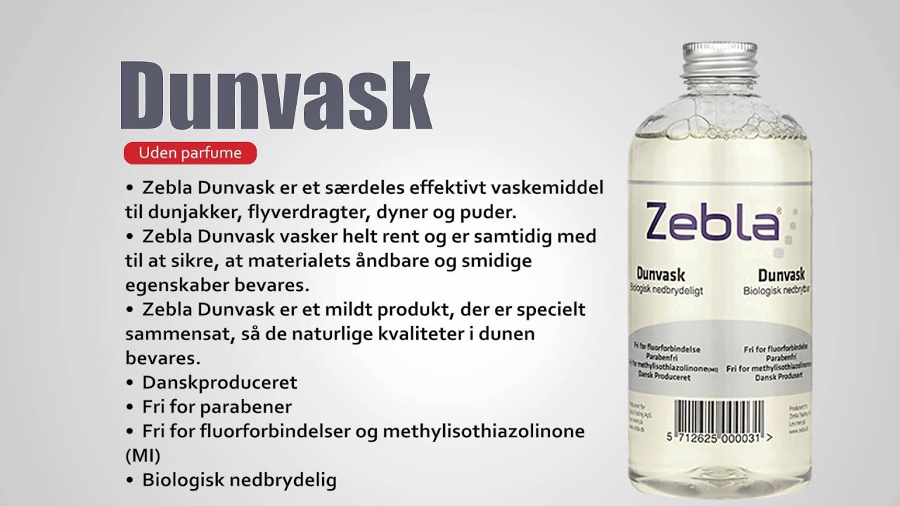 Dunvask Uden Parfume Allergy Award 16 Friskt Toj Zebla Dunvask Uden Parfume Allergy Award 16 Friskt Toj Zebla