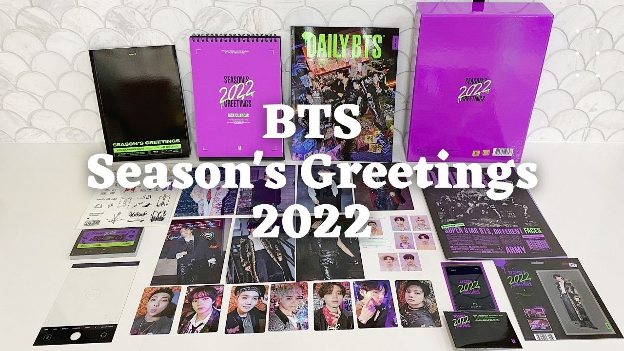 Unboxing | BTS - 2017 Season's Greetings - YouTube