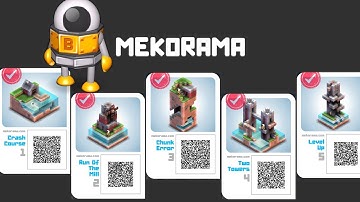 Mekorama solution of levels  1, 2, 3, 4 & 5